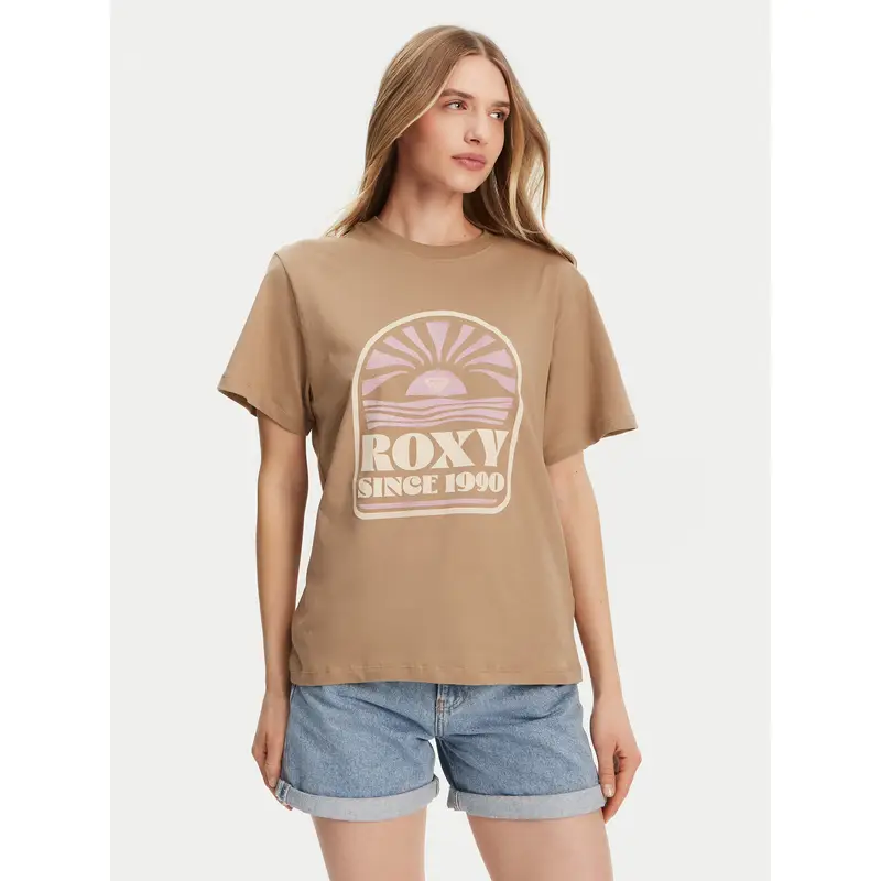 Roxy T-shirt Marrone 3228116