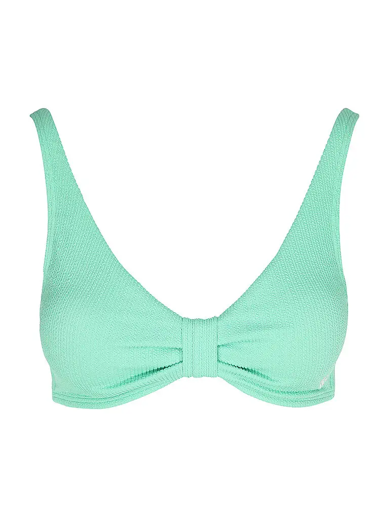 Top bikini da donna Sunshine senza ferretto verde | XS