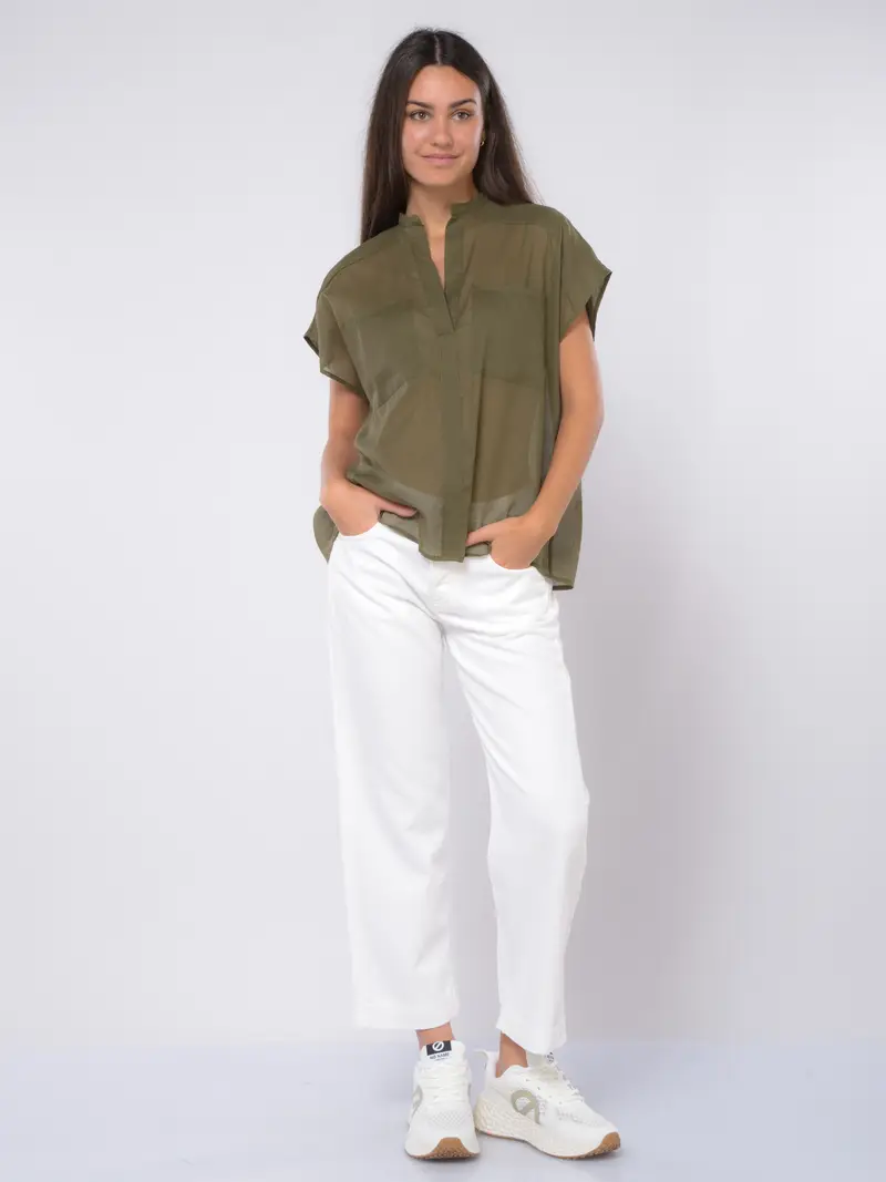 jeans da donna Roy Roger s Boyfriend con balza Bianco miniatura 2