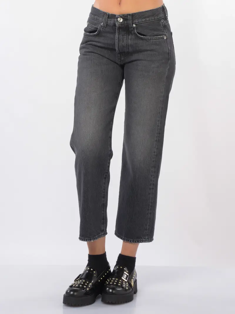 jeans da donna Roy Roger s Boyfriend lavaggio black NERO