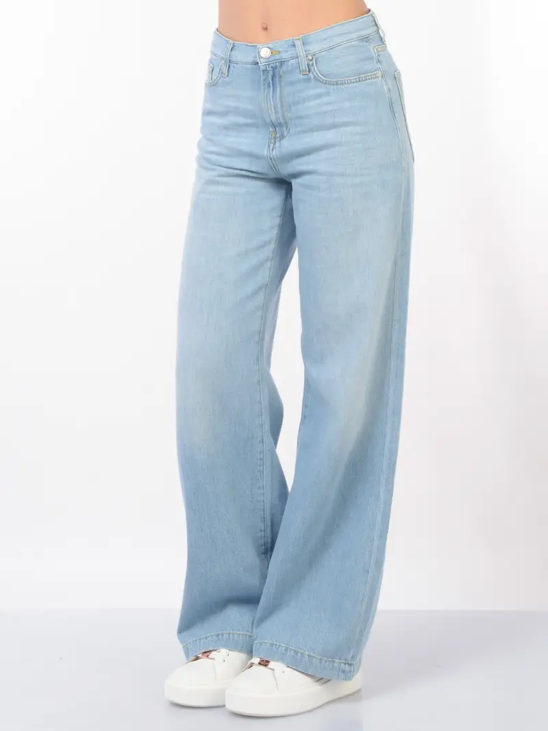 jeans da donna Roy Roger s flare delave Blu