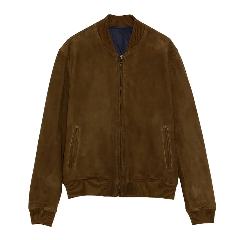 BOMBER DOUBLE FACE SUEDE