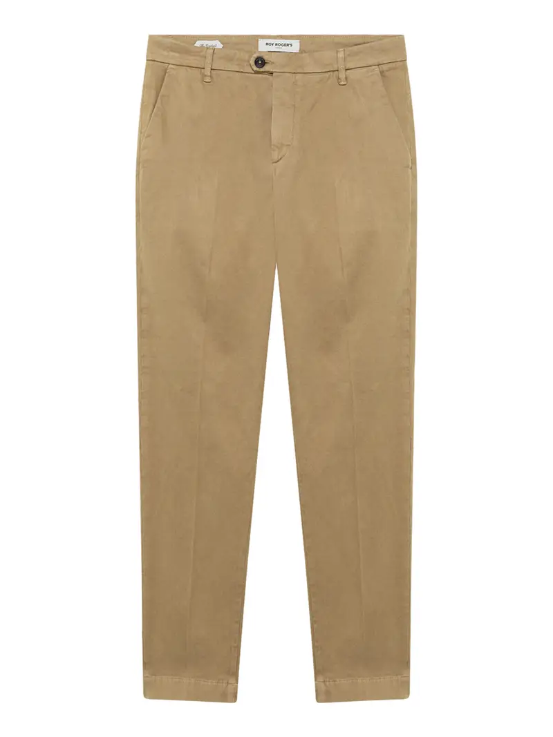 pantalone chino roy rogers conduit da uomo - beige
