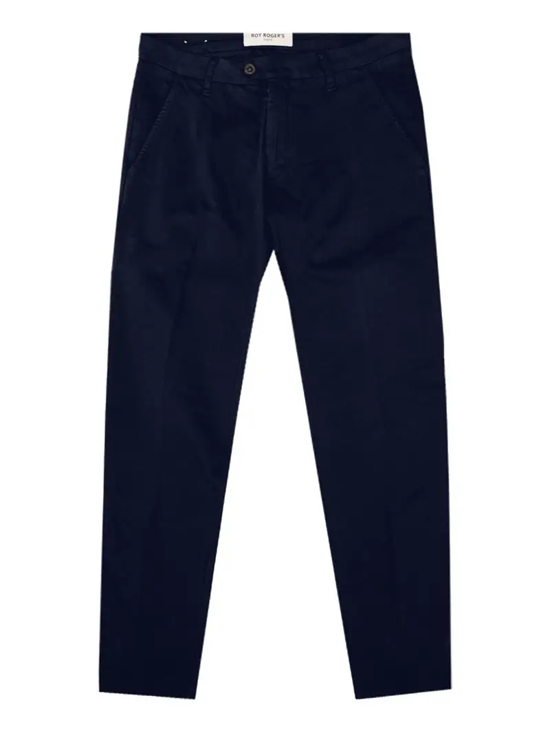 pantalone chino roy rogers new rolf da uomo - blu