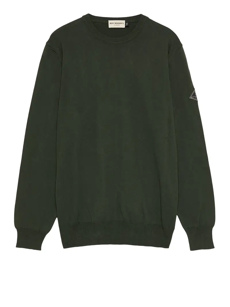 pullover roy rogers da uomo - verde