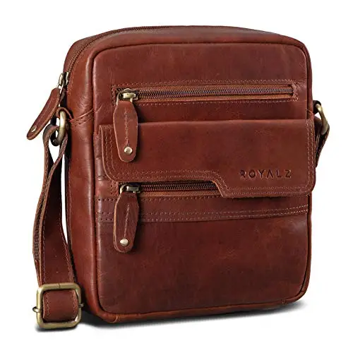 ROYALZ Borsello Uomo Marrone 2805472 miniatura 3
