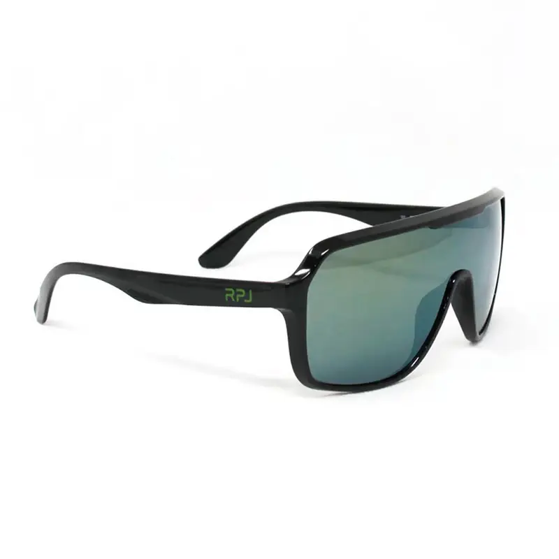 Occhiali Kacey Nero Shiny Laser Verde TU