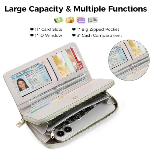 RRANCharltu Portamonete Donna Verde 2970638 miniatura 2