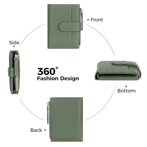 RRANCharltu Portamonete Donna Verde 2537598 miniatura 3