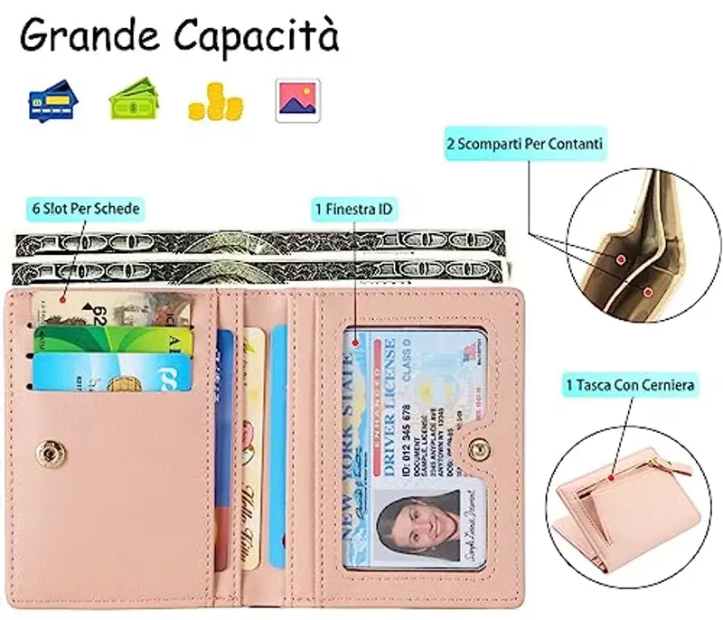 RRANCharltu Portamonete Donna Rosa 1599895 miniatura 3