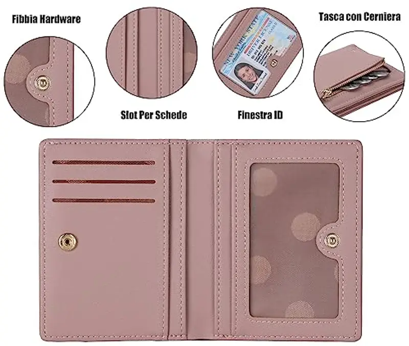 RRANCharltu Portamonete Donna Rosa 1599898 miniatura 2