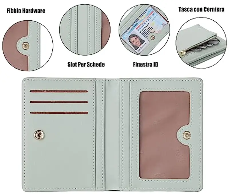 RRANCharltu Portamonete Donna Verde 1599897 miniatura 2