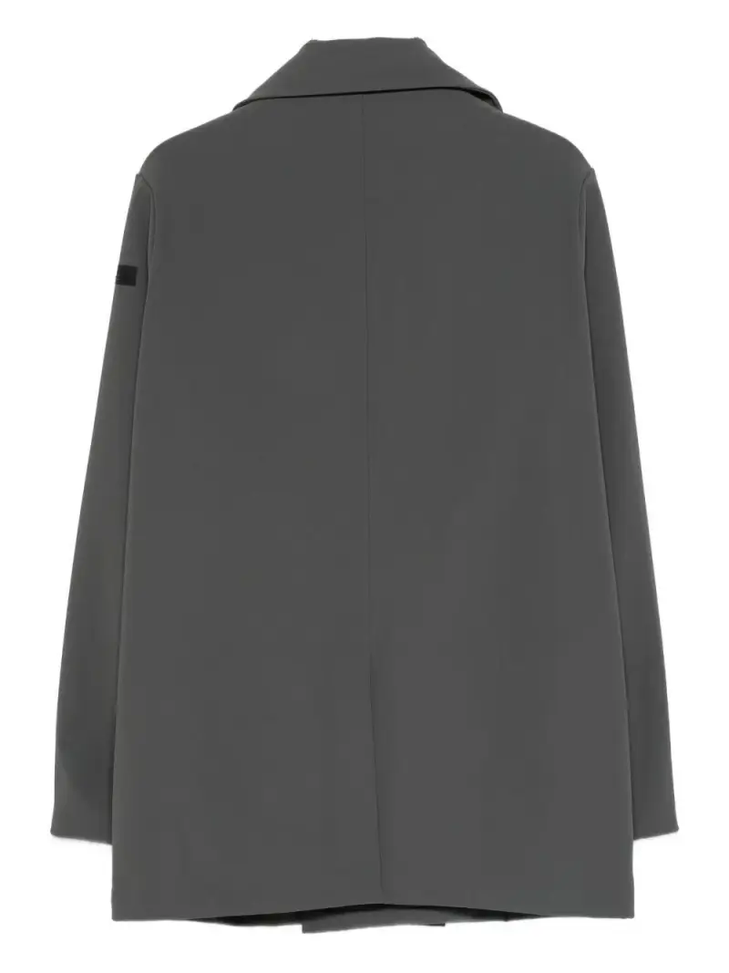 Cappotto grigio doppiopetto con bottoni miniatura 2