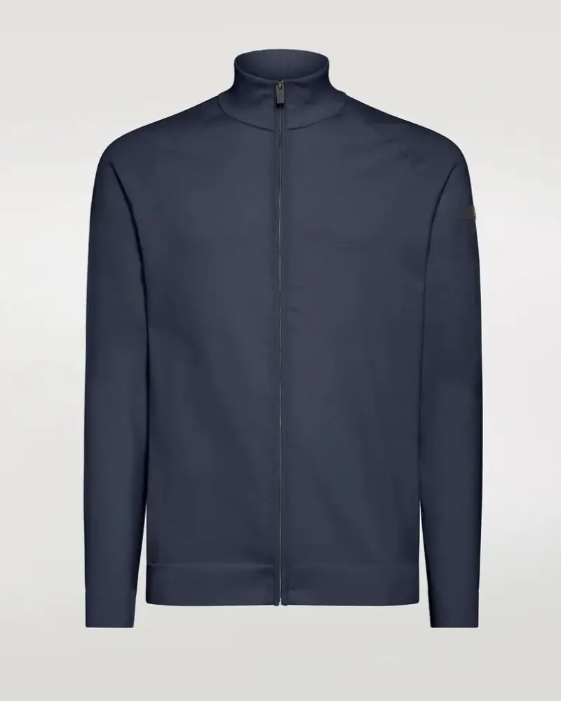 Full Zip Amos Full Zip Knit Blu Royal miniatura 3
