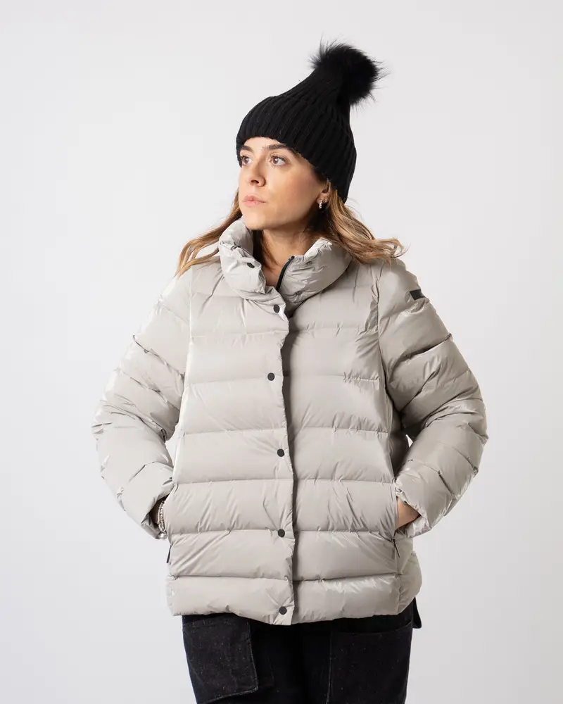 Giubbotto Shine Tubic Woman Ghiaccio