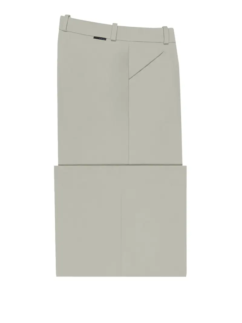 pantalone palazzo rrd surflex olivia da donna - avorio