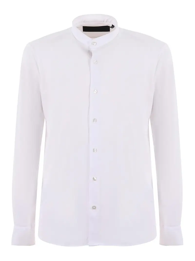 Camicia in jersey Bianco