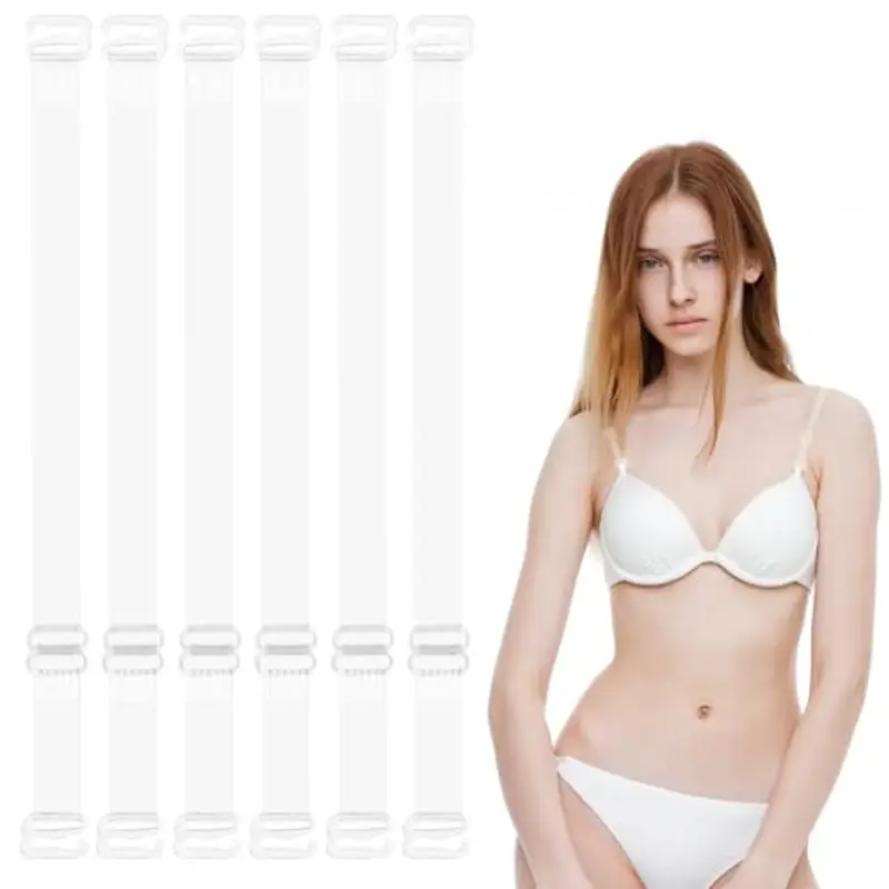 RSEUPHIEE Set 3 Cinghie Reggiseno Trasparenti