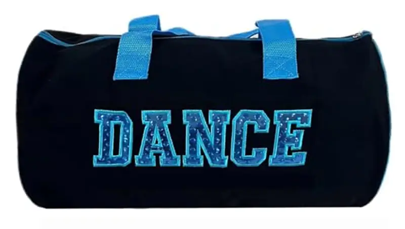 RTMYOR Borsa da Danza Carina per Ragazze, Sportiva e a Tracolla, Borsone da Ballerina, Blu, Adatta per Sport e Danza