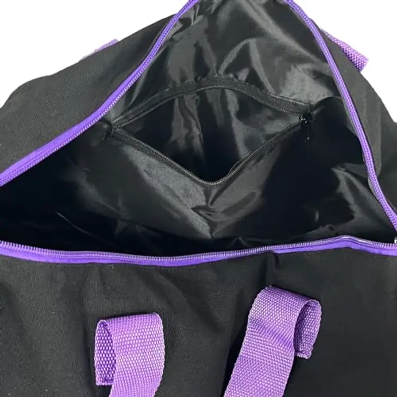 RTMYOR Borsa da Danza Carina per Ragazze, Sportiva e a Tracolla, Borsone da Ballerina, Viola, Adatta per Sport e Danza miniatura 3