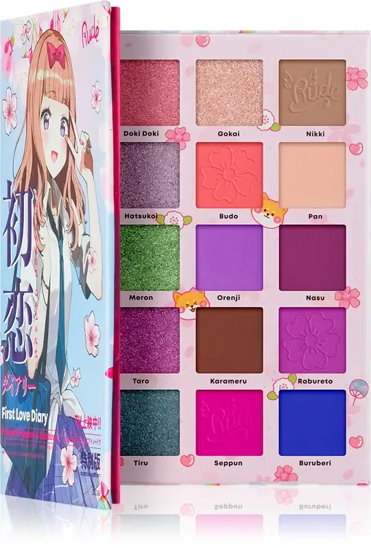 Manga Collection Pigments & Shadows Palette di ombretti colore First Love Diary 22 g