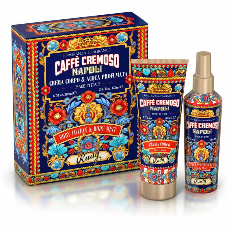 Set Rudy - Caffè Cremoso Acqua profumata 150 ml