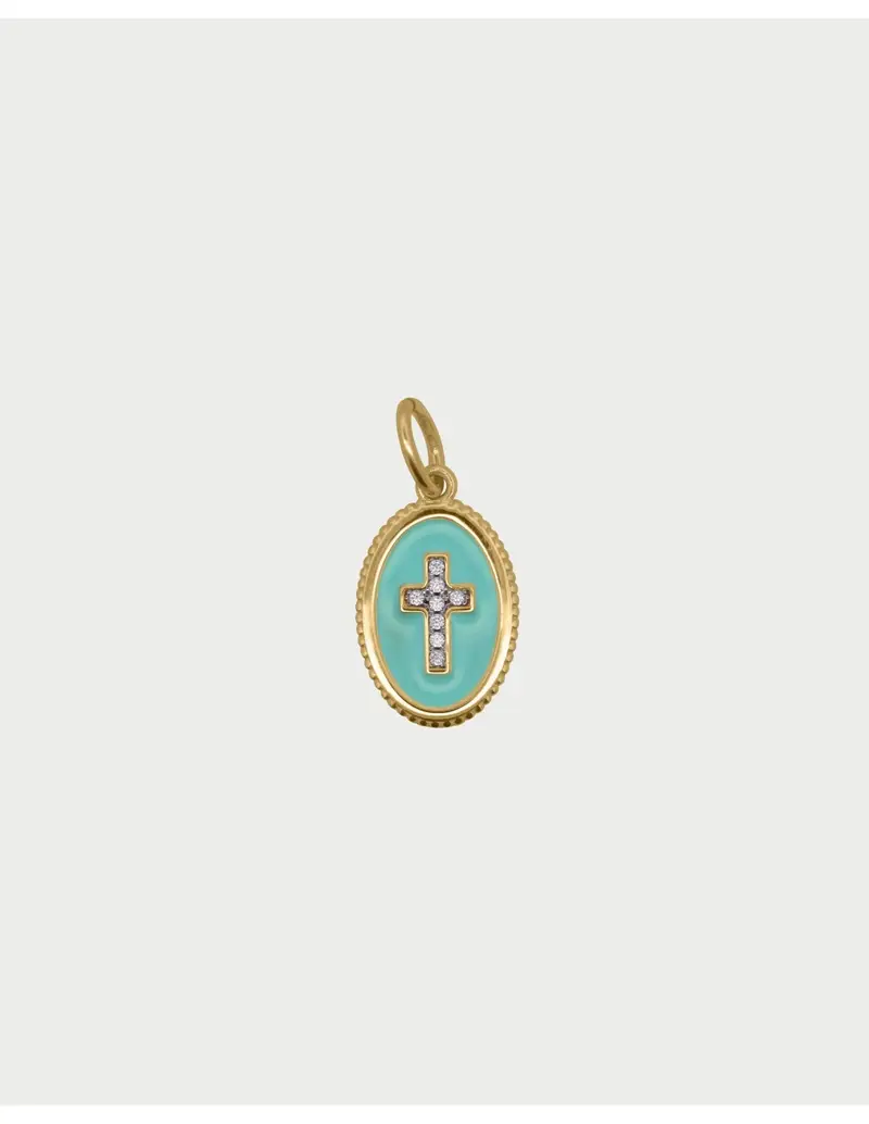 Charm Cross Sky RUE DES MILLE Charmbar in argento 925 dorato CB-CN 25