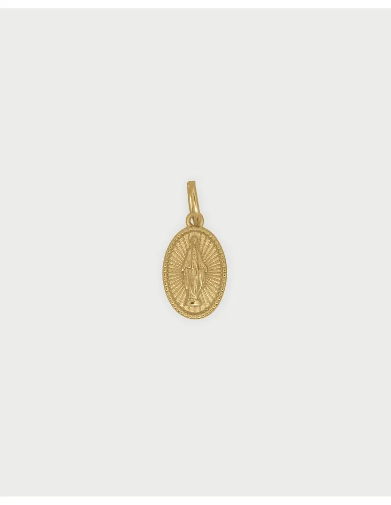 Charm Madonna Gold RUE DES MILLE Charmbar in argento 925 dorato CB-CN 27