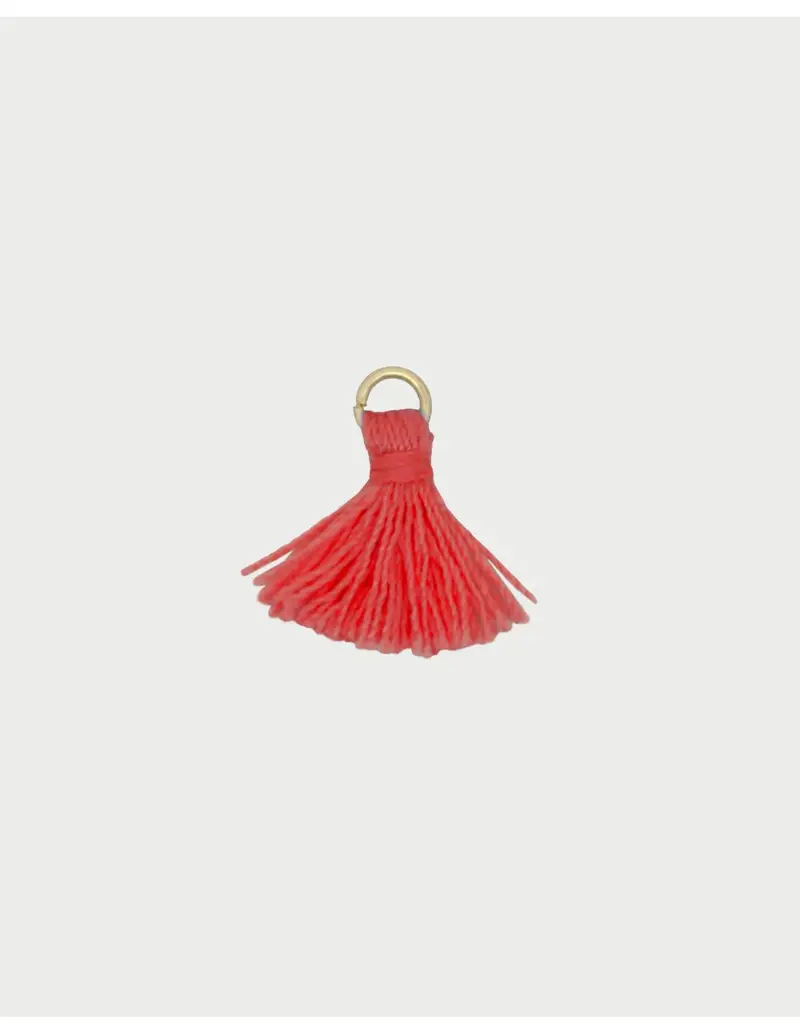 Charm Nappa Rossa RUE DES MILLE Charmbar in argento 925 dorato CB-CN 49