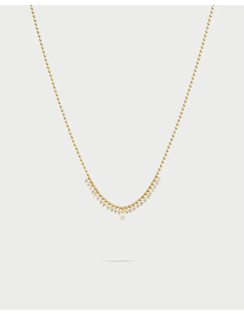 Collana girocollo RUE DES MILLE Athena mini boul in argento 925 dorato GRZ-028 M1 AU