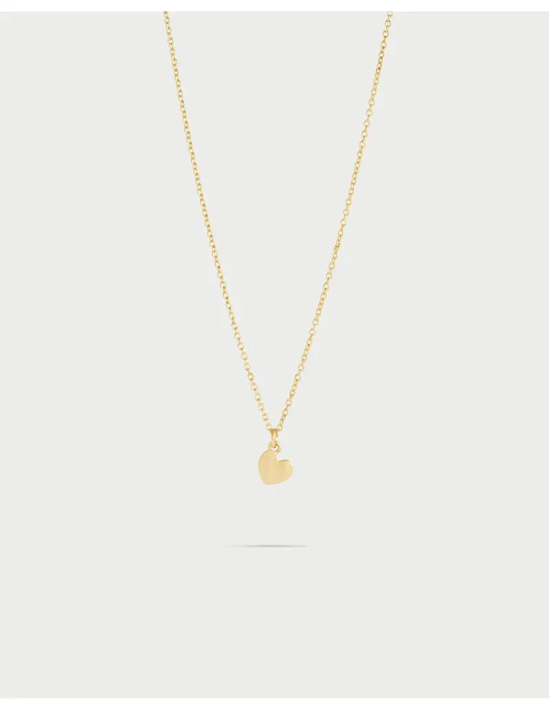 Girocollo Ciondolo Bombato Cuore RUE DES MILLE I Sogni Son Desideri in argento 925 dorato GR-002 CUO AU