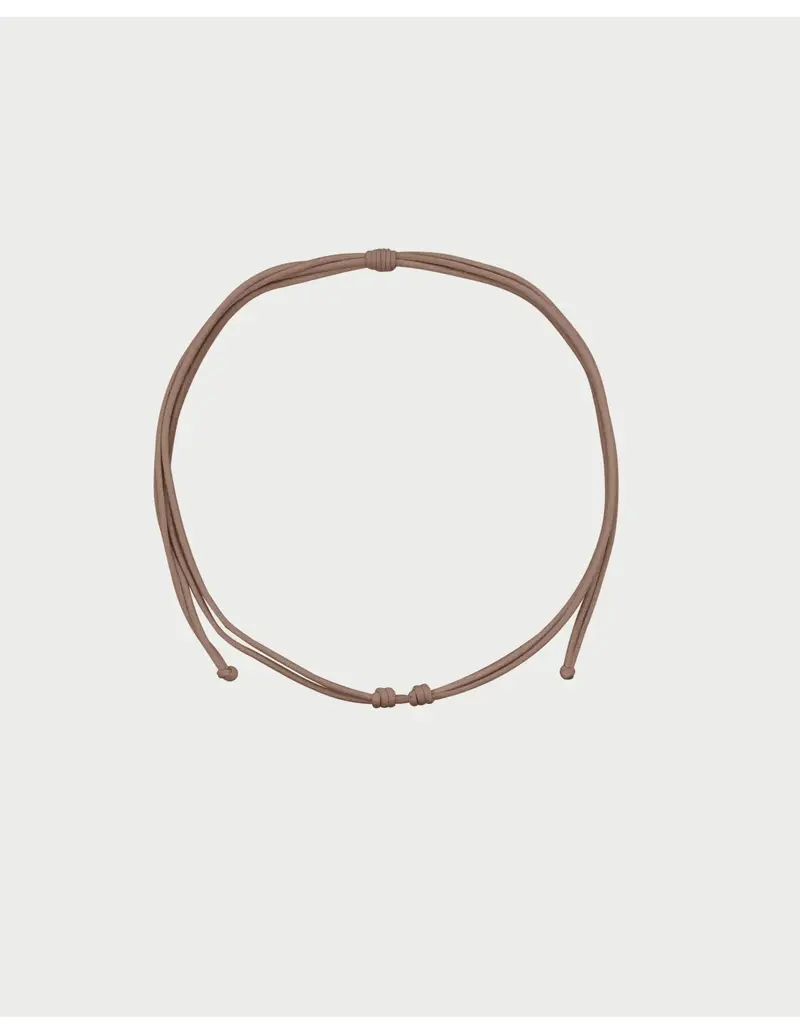 Girocollo Soft Cord Base RUE DES MILLE Charmbar in tessuto soft regolabile CB-GR TS1 C9 Fango