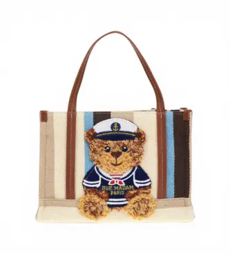 per donna 1543 Borsa shopping estiva multicolore Marvin Mini (OSFA), Casual, Poliuretano