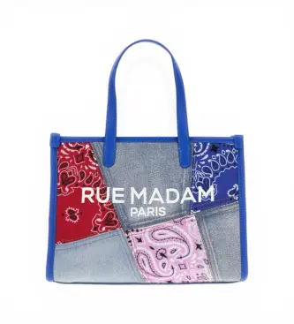 per donna 1552 Mini borsa tote con stampa paisley multicolore (OSFA), Casual, Poliuretano