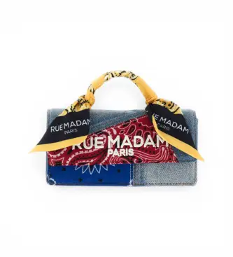 per donna 1553 Borsa a tracolla con motivo paisley multicolore (OSFA), Casual, Poliuretano