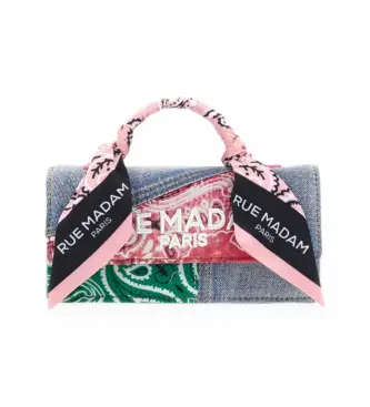 per donna 1553 Borsa a tracolla con stampa paisley multicolore (OSFA), Casual, Poliuretano