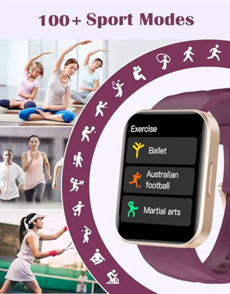 RUIMEN Smartwatch Donna Viola 2145054 miniatura 2