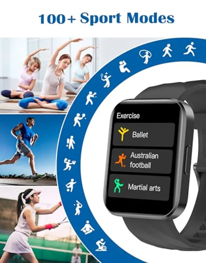 RUIMEN Smartwatch Donna Nero 2295171 miniatura 2