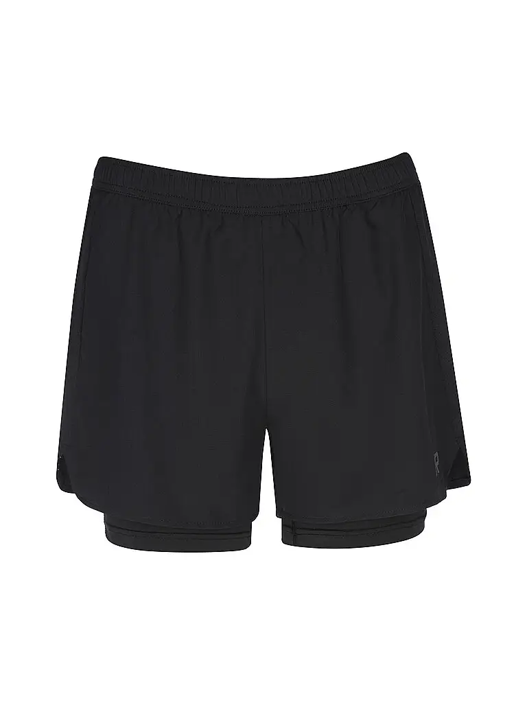 Pantaloncini da running 2in1 da donna Makela nero | 40