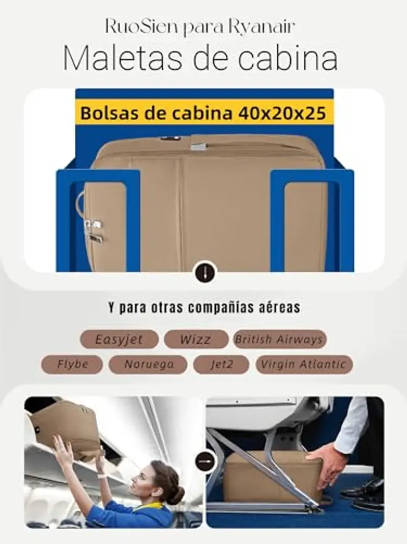 RuoSien Zaino da viaggio Multicolore 1918061 miniatura 2