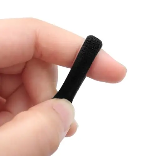 RUOXIXI 2 Paia Cuscinetti Auricolari in Maglieria per Occhiali Cuscinetti, Astuccio antiscivolo Accessori per miniatura 3