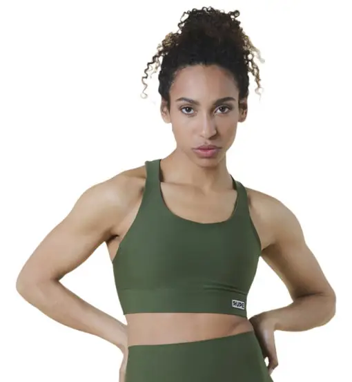 Intrecciato Monocromo - top arrampicata - donna Green