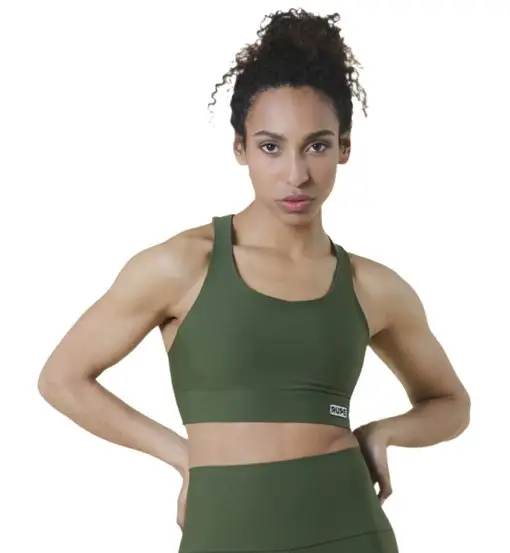 Intrecciato Monocromo - top arrampicata - donna Green