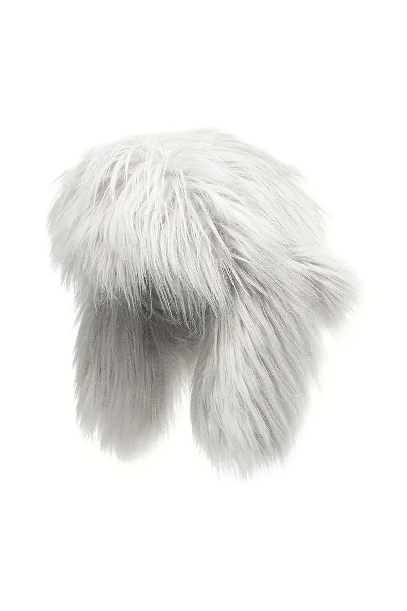 berretto Aviator Hat Grigio miniatura 2