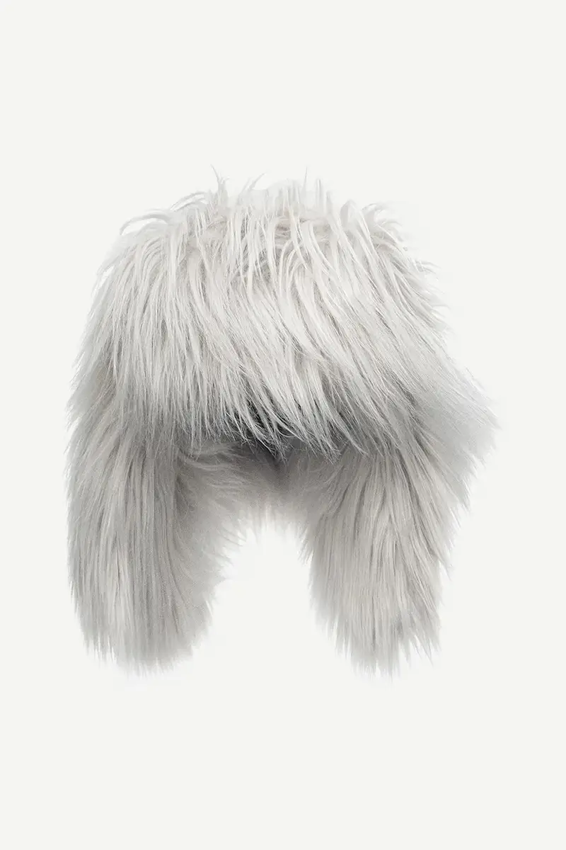 berretto Aviator Hat Grigio