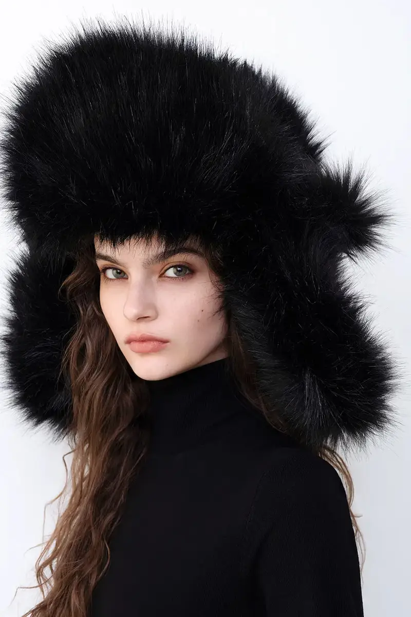 berretto Aviator Hat Nero