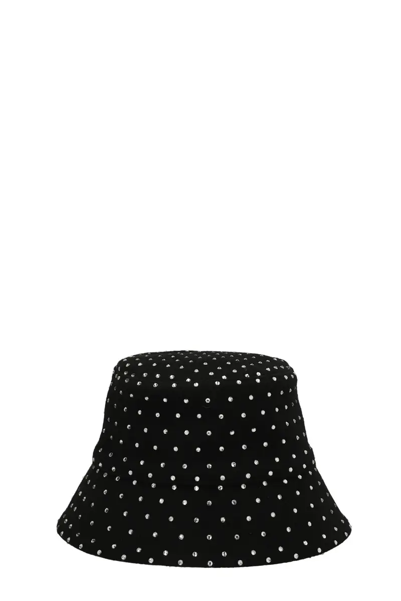 Bucket Hat Cristalli Nero