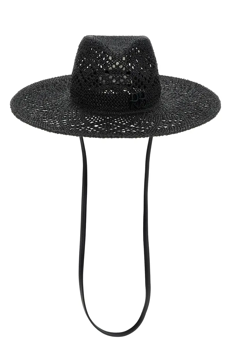 Cappello Raffia Nero