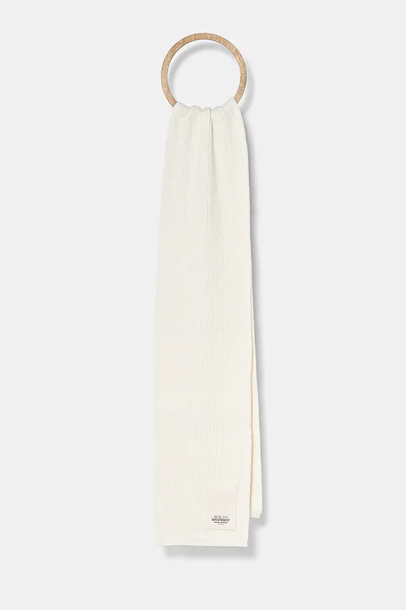 sciarpacon aggiunta di lana Bianco