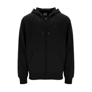 Uomo Zip Through Hoody - A30052 Nero